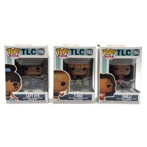 TLC Waterfalls Funko Pop Complete Set of 3 Chilli T-Boz Left Eye